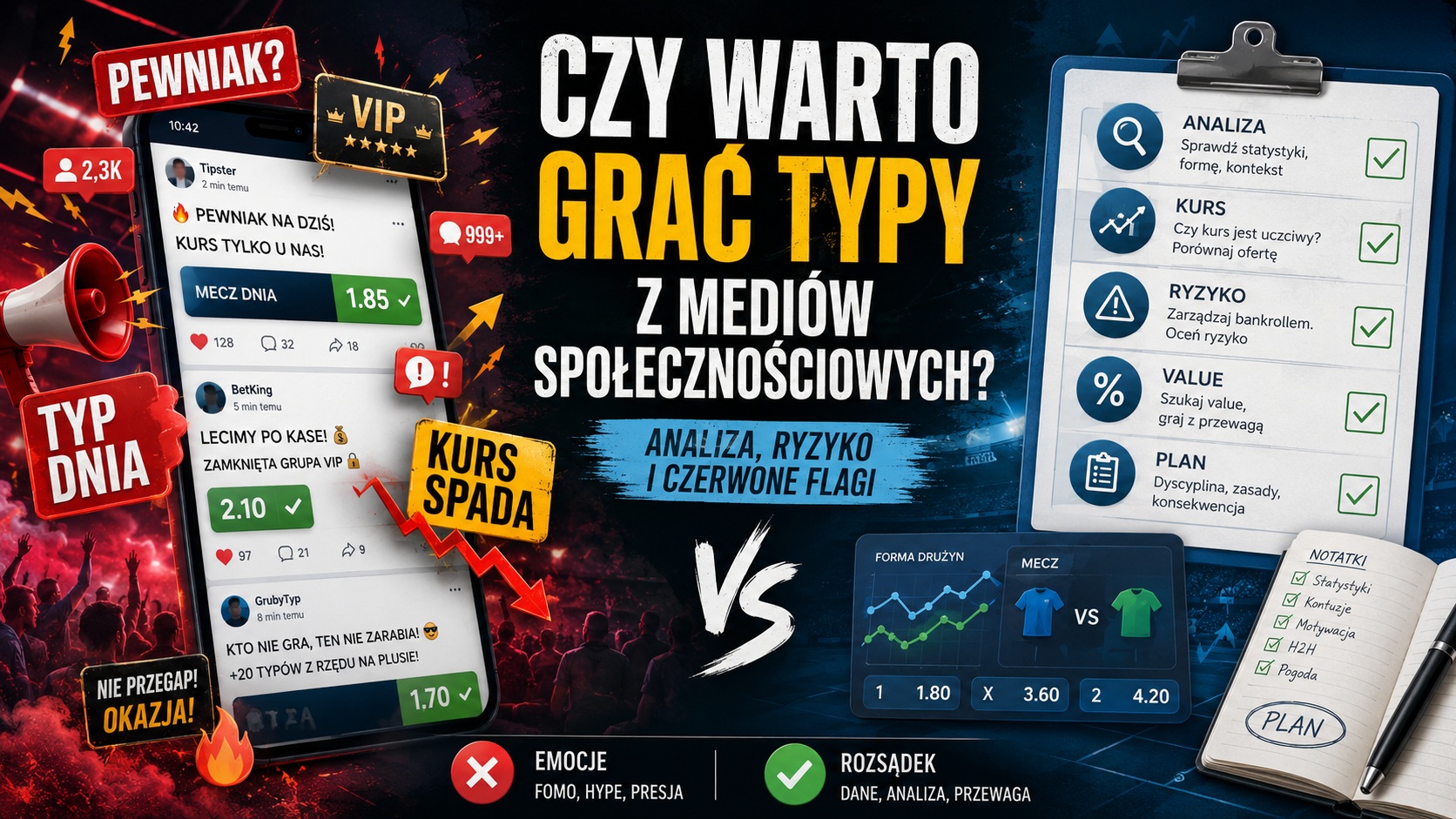 Czy warto grać typy z mediów społecznościowych