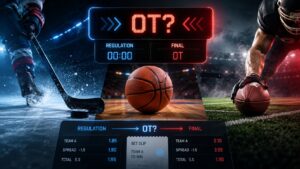 NHL, NBA, NFL — kiedy dogrywka liczy się do wyniku zakładu